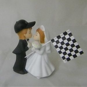 Racing cake topper